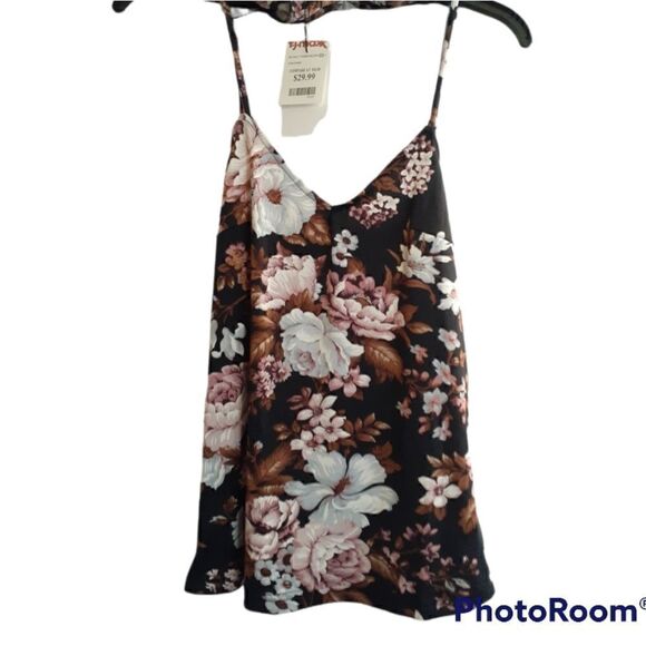 New OPT One Pretty Time Blouse With Matching Inner Cami NWT - Picture 6 of 6